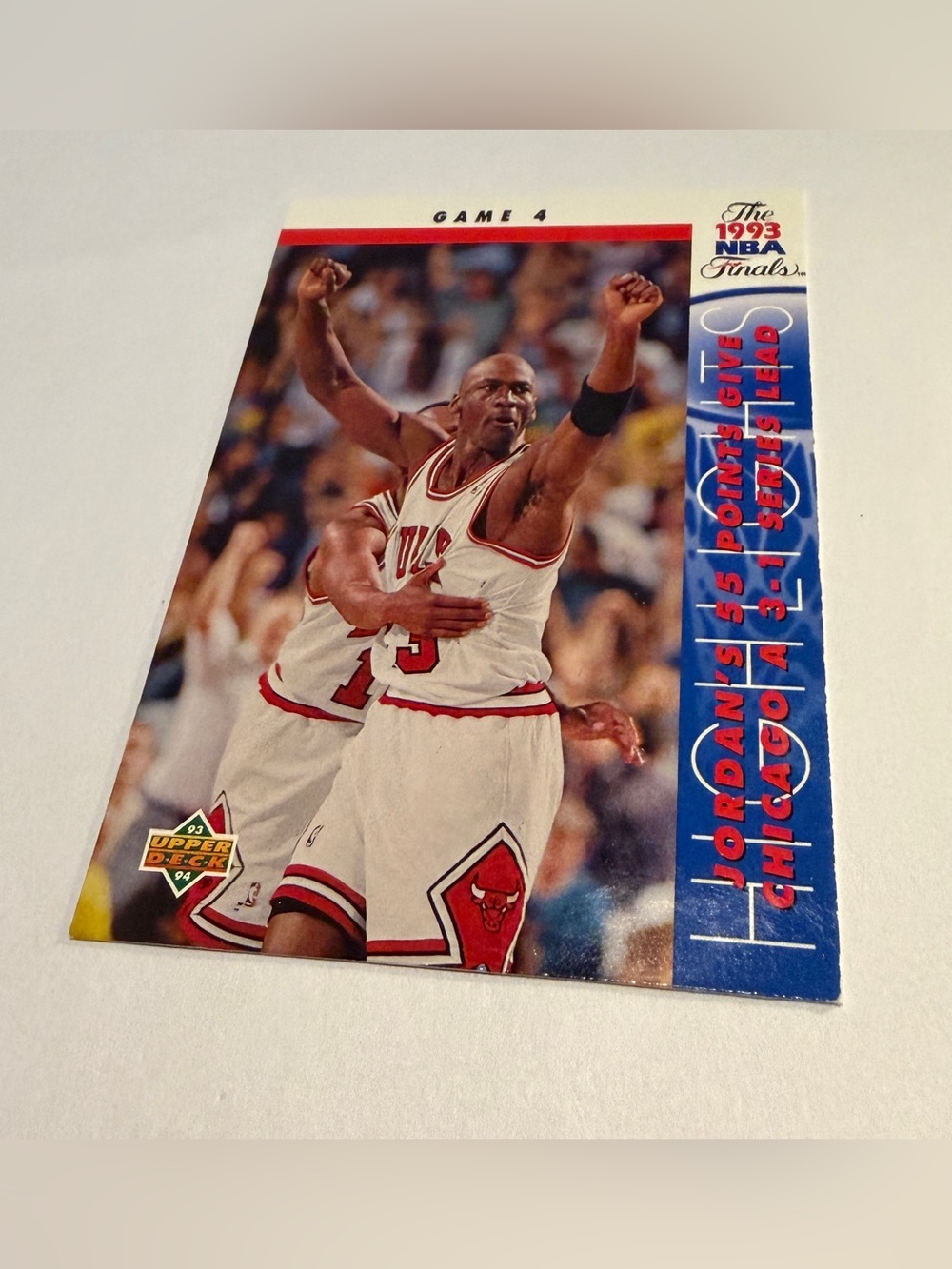 Michael Jordan 1993 Upper Deck Basketball Card # 201 Vintage Collectible - Picture 2 of 3